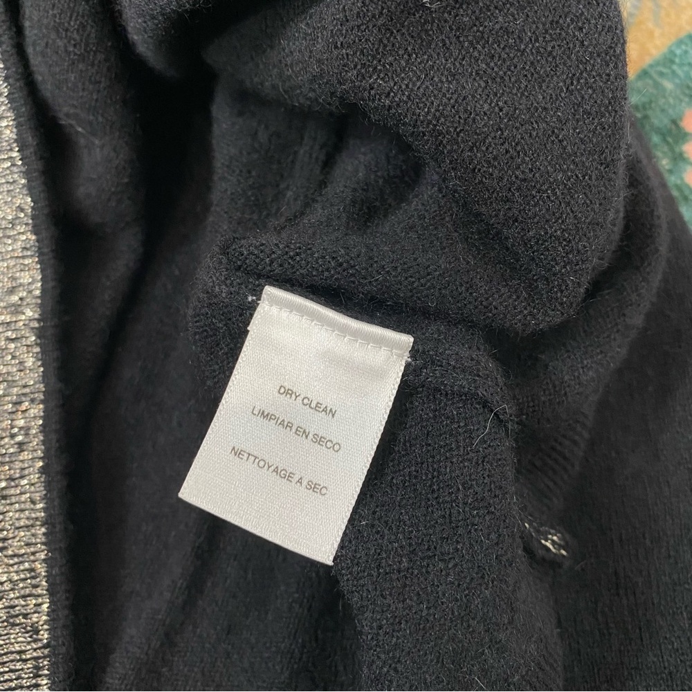 NWT 100% Cashmere Jones New York Black Sleeveless Sweater Knit Tank Top … - Picture 13 of 13